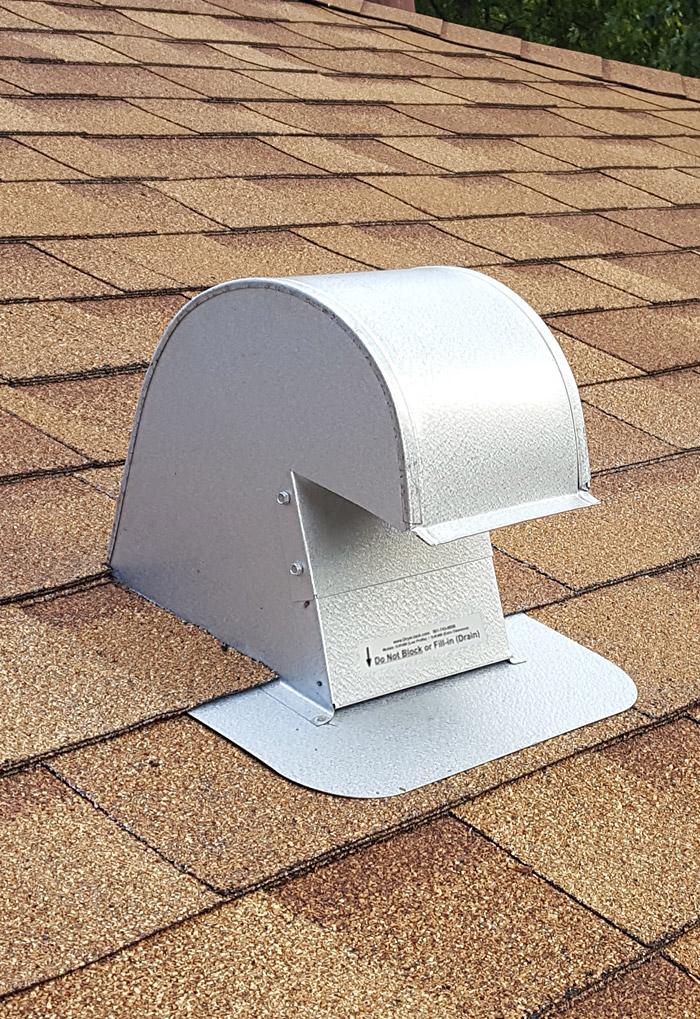 DJK486 Specifications Installations   Roof Vent Installed Extra Clearance 